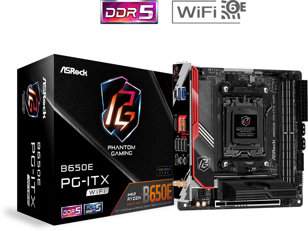  ASRock B650E PG-ITX WiFi 