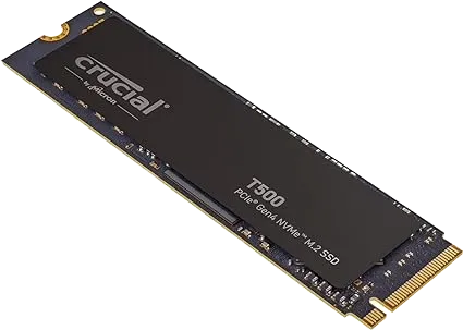 Crucial T500 500GB PCIe Gen4 NVMe M.2 SSD